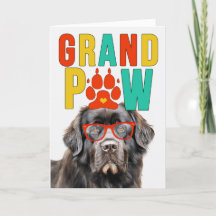 GranPAW Newfoundland Hond Grappige Grootouders Dag