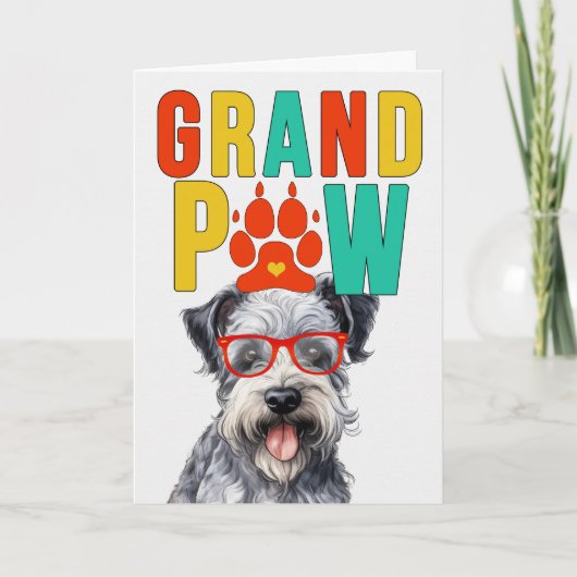 GranPAW Pumi Hond Grappige Grootouders Dag Feestdagen Kaart (Voorkant)