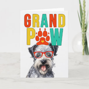 GranPAW Pumi Hond Grappige Grootouders Dag Feestdagen Kaart
