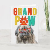 GranPAW Pyrenese Herder Grappige Grootouders Dag Feestdagen Kaart (Voorkant)