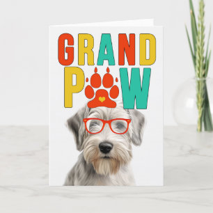 GranPAW Sealyham Terrier Grappige Grootouders Dag Feestdagen Kaart