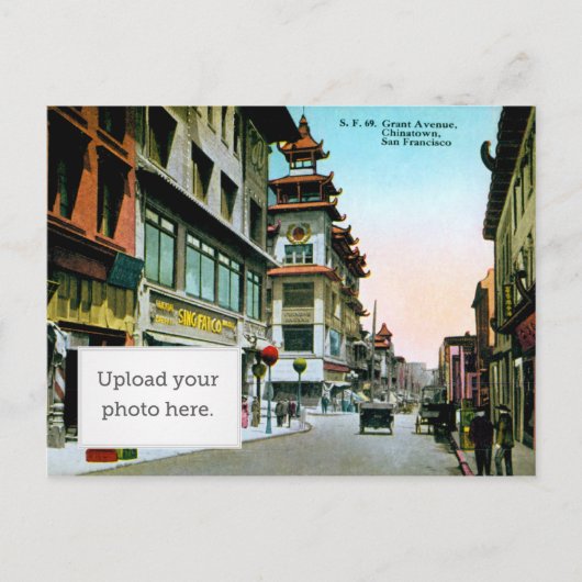 Grant Avenue Chinatown Briefkaart (Voorkant)