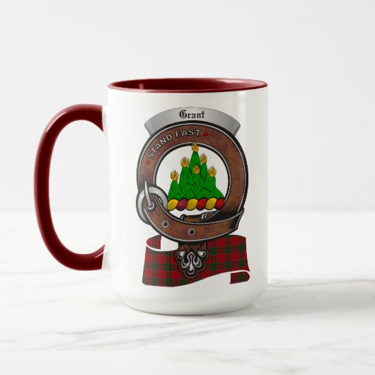 Grant Clan Badge Combo 15oz Mok (Links)