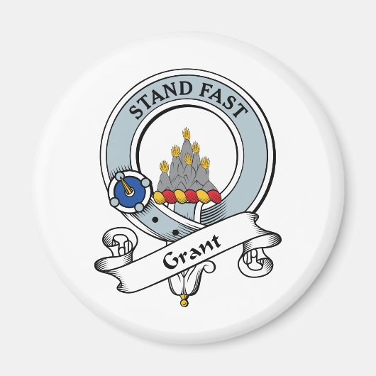 Grant Clan Badge Magneet (Voorkant)