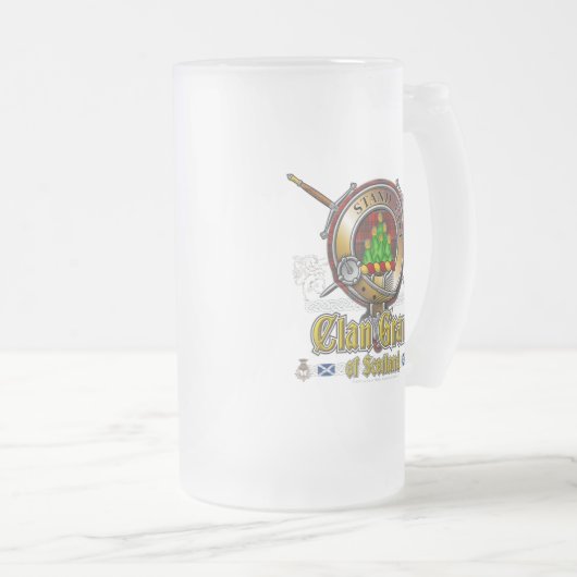 Grant Clan Badge Matglas Bierpul (Voorkant rechts)
