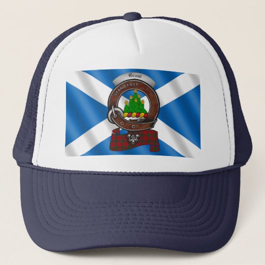 Grant Clan Badge Trucker Hoed Pet (Voorkant)