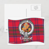 Grant Clan Briefkaart (Voorkant / Achterkant)