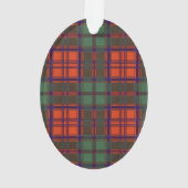 Grant clan Pset Scottish tartan Ornament (achterkant)