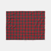 Grant Clan Rood, Groen en Blauw Tartan Fleece Deken (Voorkant (Horizontaal))