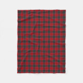 Grant Clan Rood, Groen en Blauw Tartan Fleece Deken (Voorkant)