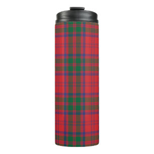 Grant Clan Tartan Blauw Groen Rood Geruit Thermosbeker