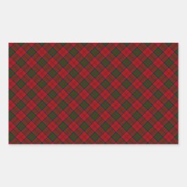 Grant Clan Tartan Ontworpen Rechthoekige Sticker