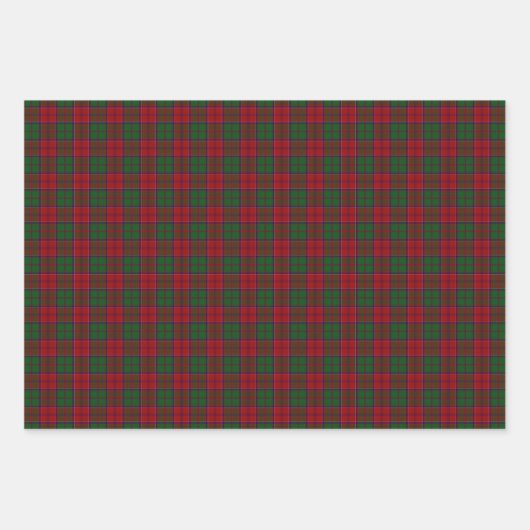 Grant Clan Tartan Scottish Pset Inpakpapier Vel (Voorkant 3)