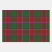 Grant Clan Tartan Scottish Pset Inpakpapier Vel (Voorkant)