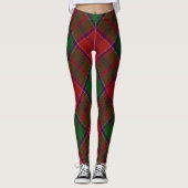 Grant Clan Tartan Scottish Pset Leggings (Voorkant)