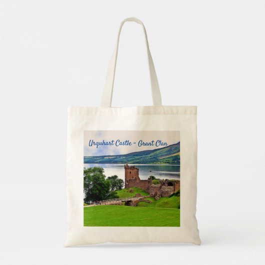 Grant Clan's Urquhart Castle Loch Ness Scotland Tote Bag (Achterkant)