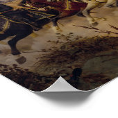 Grant en zijn generaals schilderen poster (Hoek)