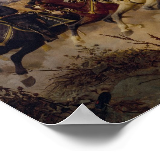 Grant en zijn generaals schilderen poster (Hoek)