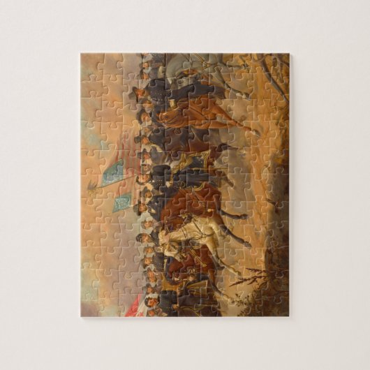 Grant en zijn generaals van Ole Peter Hansen Balli Legpuzzel (Verticaal)