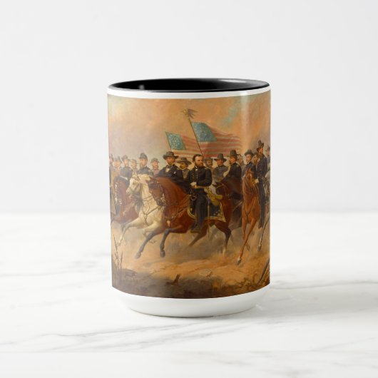 Grant en zijn generaals van Ole Peter Hansen Balli Mok (Midden)