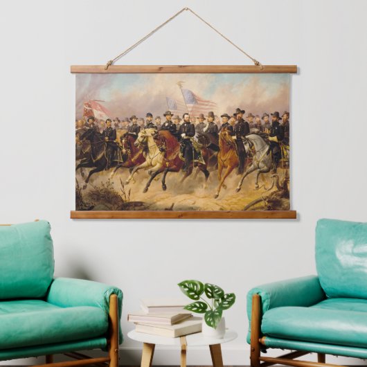 Grant en Zijn Generals Tapestry Hangend Wandkleed (Woonkamer)