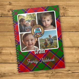 Grant familie foto collage notitieboek