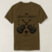 Grant Groene Akoestische Gitaar  Logo T-shirt (Design voorkant)