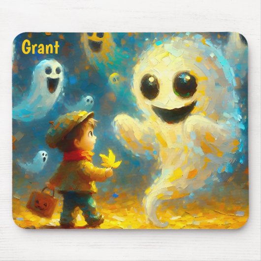 GRANT - Halloween geesten Muismat (Voorkant)