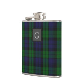 GRANT HUNTING TARTAN BlackWatch Letter G -Kan bewe Heupfles (Links)