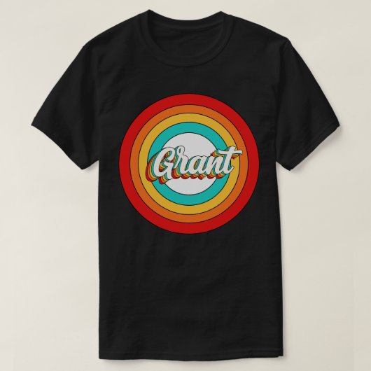Grant Naam Shirt Grant Circle (Design voorkant)
