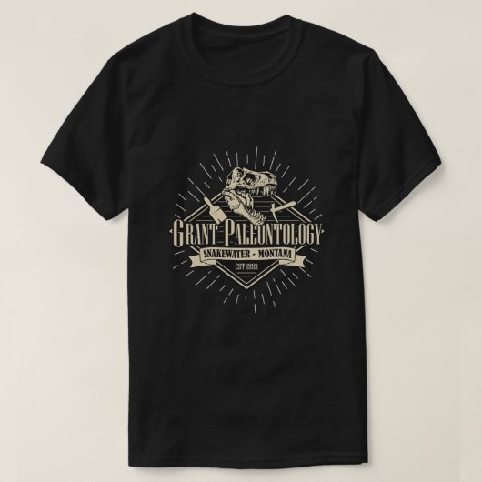 Grant paleontology T-Shirt (Design voorkant)