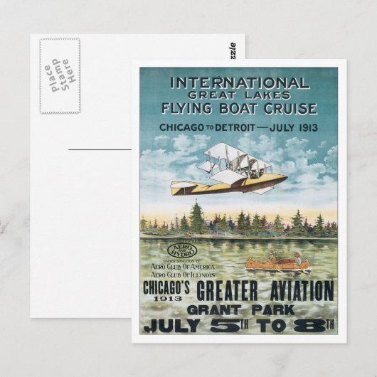  Grant Park Chicago Briefkaart (Voorkant / Achterkant)