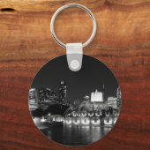 Grant Park Chicago Grayscale Sleutelhanger (Voorkant)