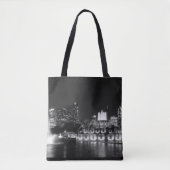 Grant Park Chicago Grayscale Tote Bag (Voorkant)