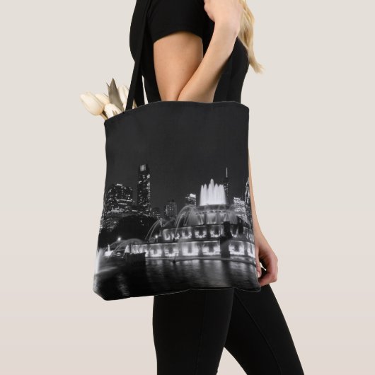 Grant Park Chicago Grayscale Tote Bag (Dichtbij)