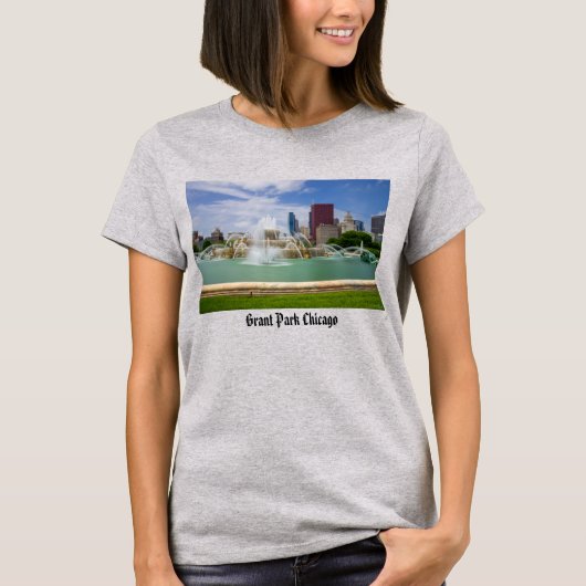 Grant Park City Uitzicht T-shirt (Voorkant)