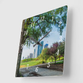 Grant Park Morning Walk Wandklok (Hoek)