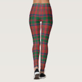 Grant Pset Scottish Clan Tartan Red Green Blue Leggings (Achterkant)