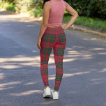 Grant Pset Scottish Clan Tartan Red Green Blue Leggings<br><div class="desc">Upgrade uw traditionele winterklooster met deze gedurfde,  kleurrijke en kwalitatief hoogwaardige Schotse clan Grant tartan plaid leggings. Ideaal voor de feestdagen en ideaal voor winteractiviteiten,  training of workouts</div>