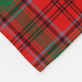 Grant Red Clan Badge Tartan Pset Fleece Deken (Hoek)