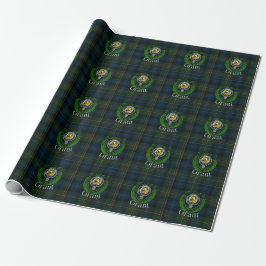 Grant Schotse Clan Tartan & Crest Cadeaupapier