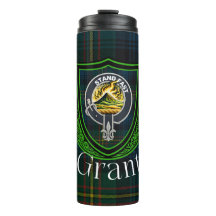 Grant Schotse Clan Tartan & Wapen