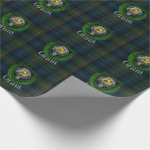Grant Scottish Clan Tartan & Crest Cadeaupapier (Hoek)