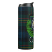 Grant Scottish Clan Tartan & Crest Thermosbeker (Gedraaid links)