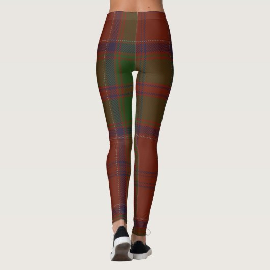 Grant Tartan Clan Plaid Leggings (Achterkant)