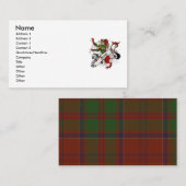 Grant Tartan Lion Visitekaartje (Voorkant / Achterkant)