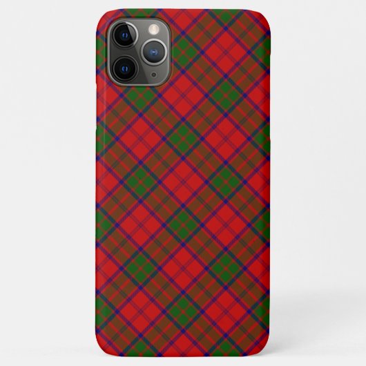 Grant tartan red green plaid Case-Mate iPhone case (Achterkant)