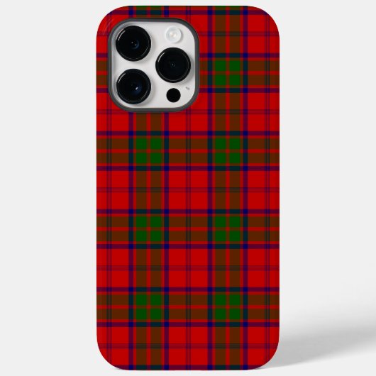 Grant tartan red green plaid Case-Mate iPhone case (Achterkant)