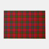 Grant tartan red green plaid deurmat (Voorkant)