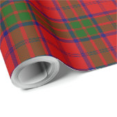 Grant tartan rood groen ruit cadeaupapier (Rol Hoek)